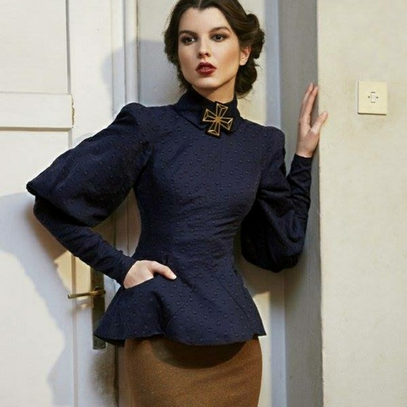 Knapp navy blue Extravagant shirt - Picture 1 of 3
